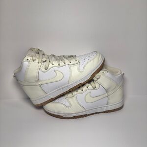 Nike Dunk High Sail Gum White Brown Women's